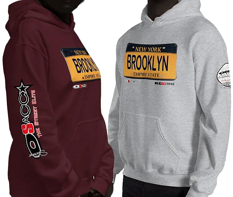 HOODIE (uniSex): BROOKLYN -VanityPlate