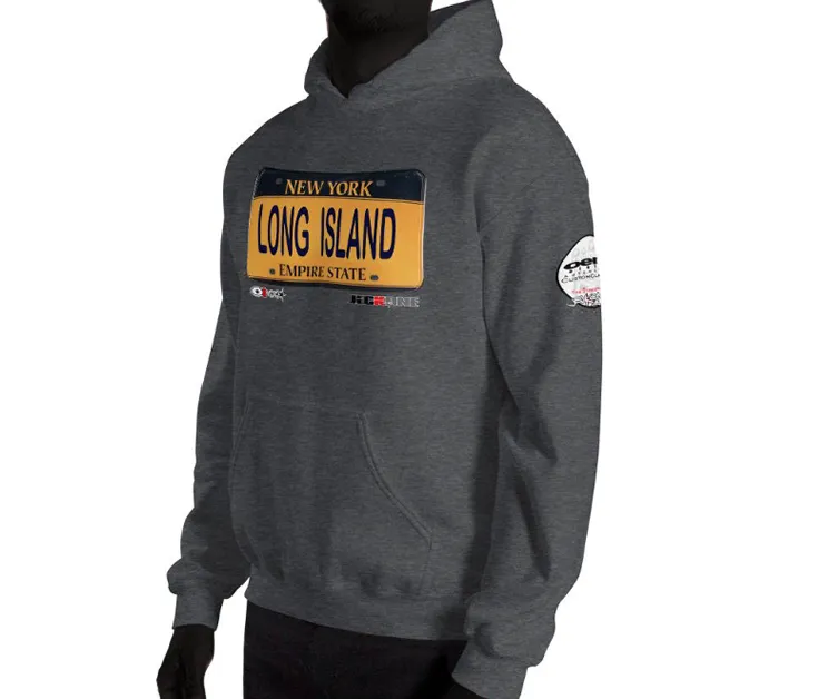 HOODIE (uniSex): LONG ISLAND -VanityPlate