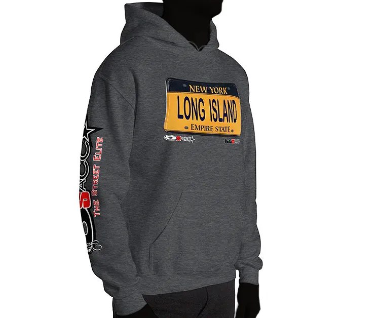 HOODIE (uniSex): LONG ISLAND -VanityPlate