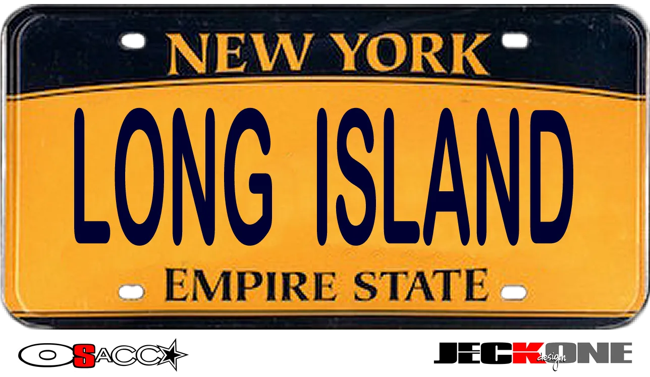 HOODIE (uniSex): LONG ISLAND -VanityPlate