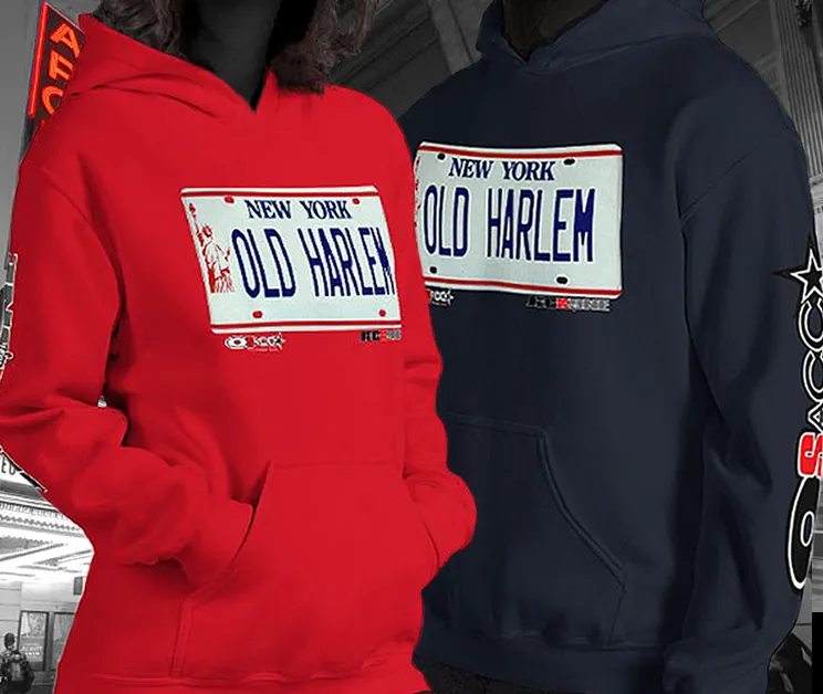 HOODIE (uniSex): OLD HARLEM -VanityPlate