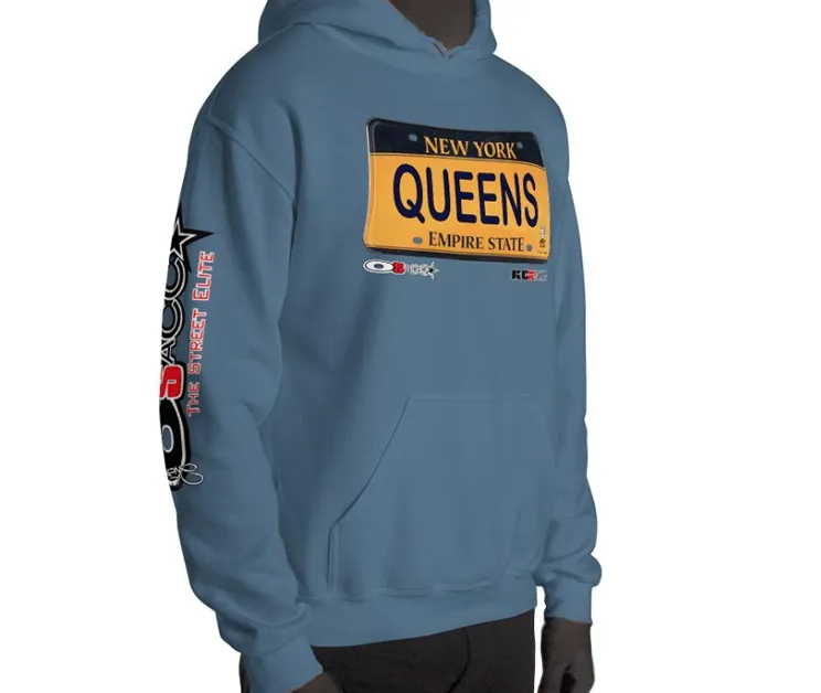 HOODIE (uniSex): QUEENS -VanityPlate