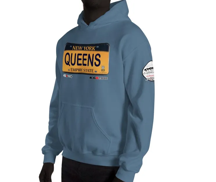 HOODIE (uniSex): QUEENS -VanityPlate