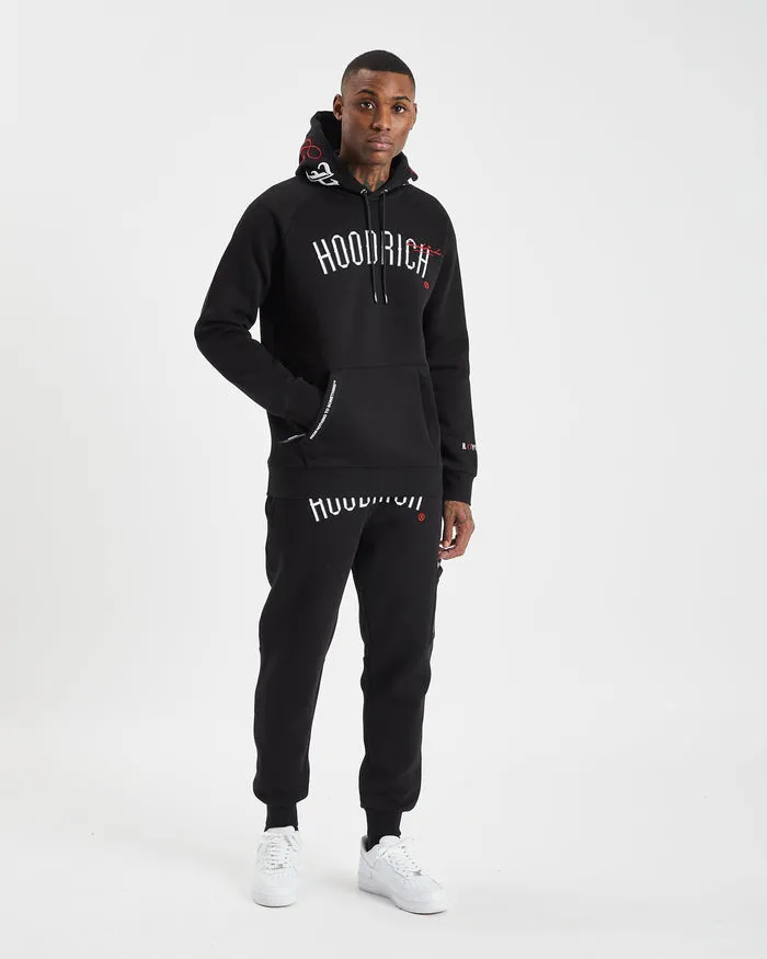 Hoodrich OG Heat Hoodie Black/White/Red