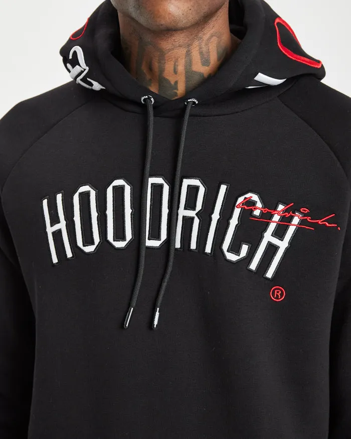 Hoodrich OG Heat Hoodie Black/White/Red
