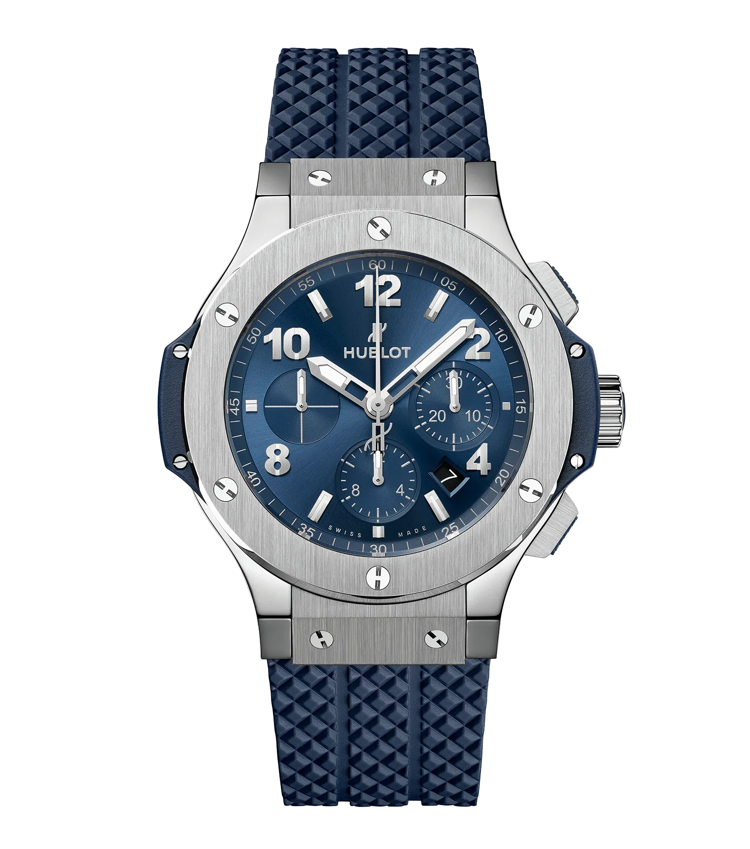 Hublot Big Bang Original Steel Blue, 44mm with Rubber Strap