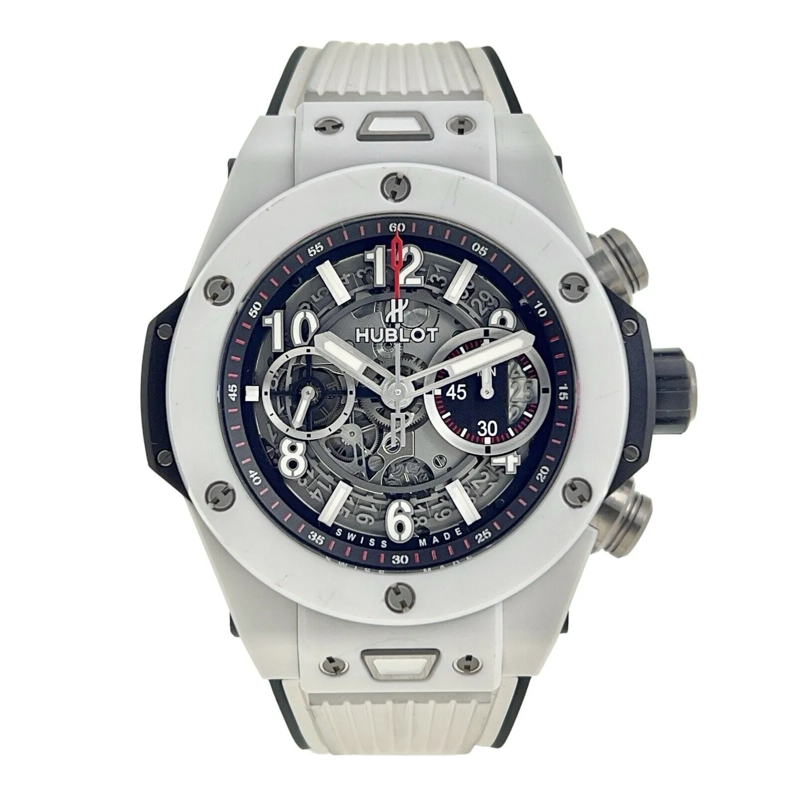Hublot Big Bang Unico Ceramic White 45mm Automatic Men’s Watch 411.HX.1170.RX