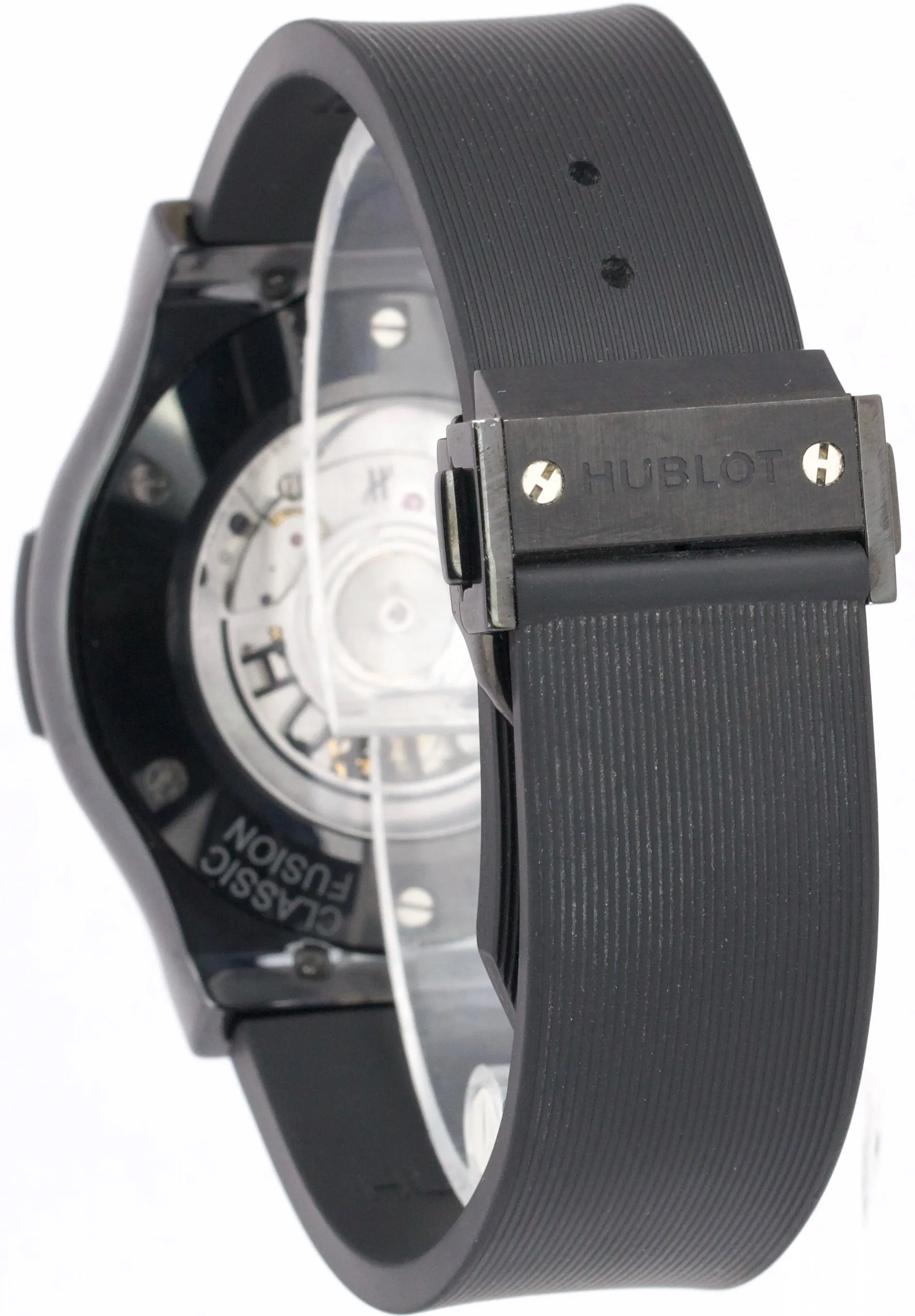 Hublot Classic Fusion Black Magic CERAMIC 42mm Rubber Watch 542.CM.1171.RX BOX