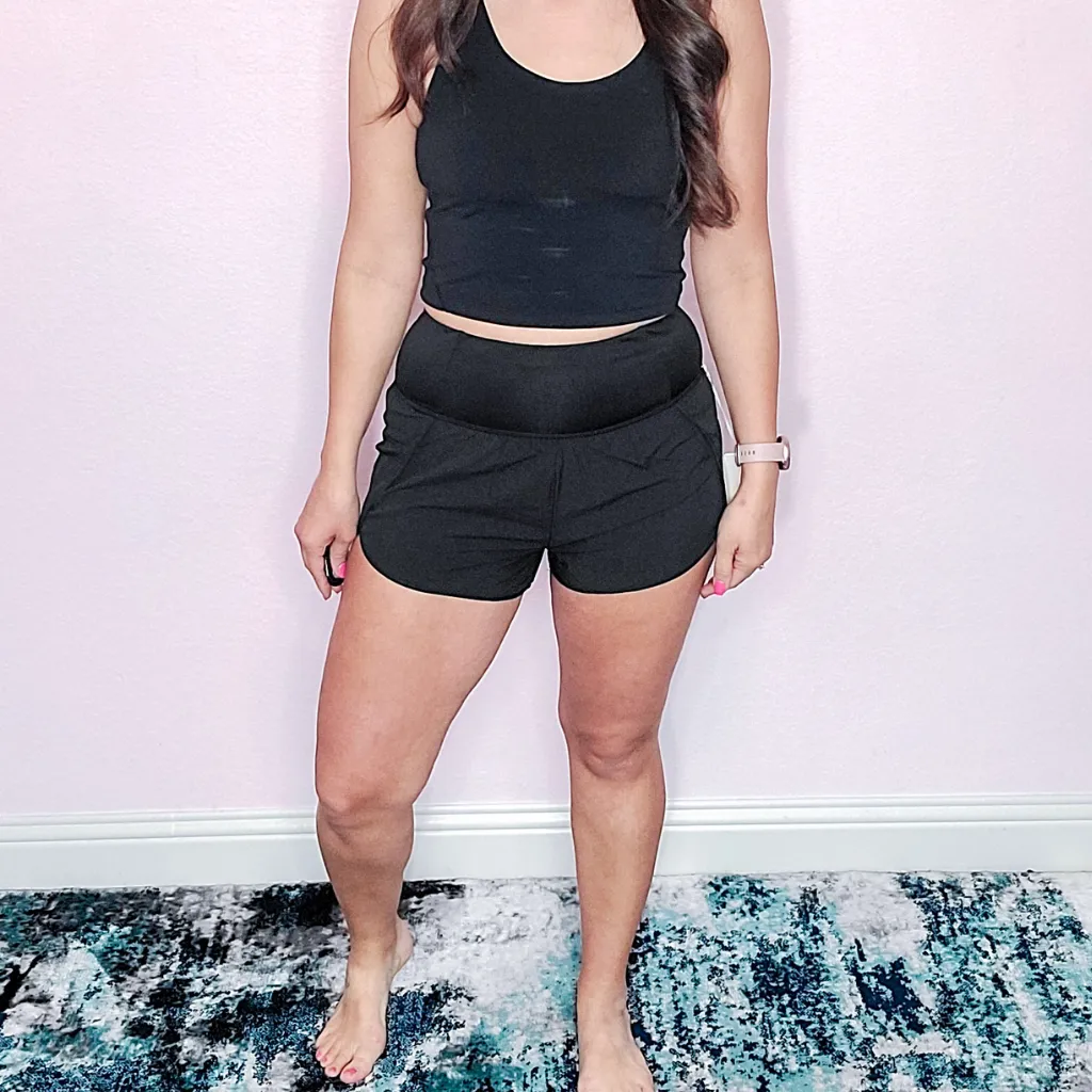 I workout Black Shorts