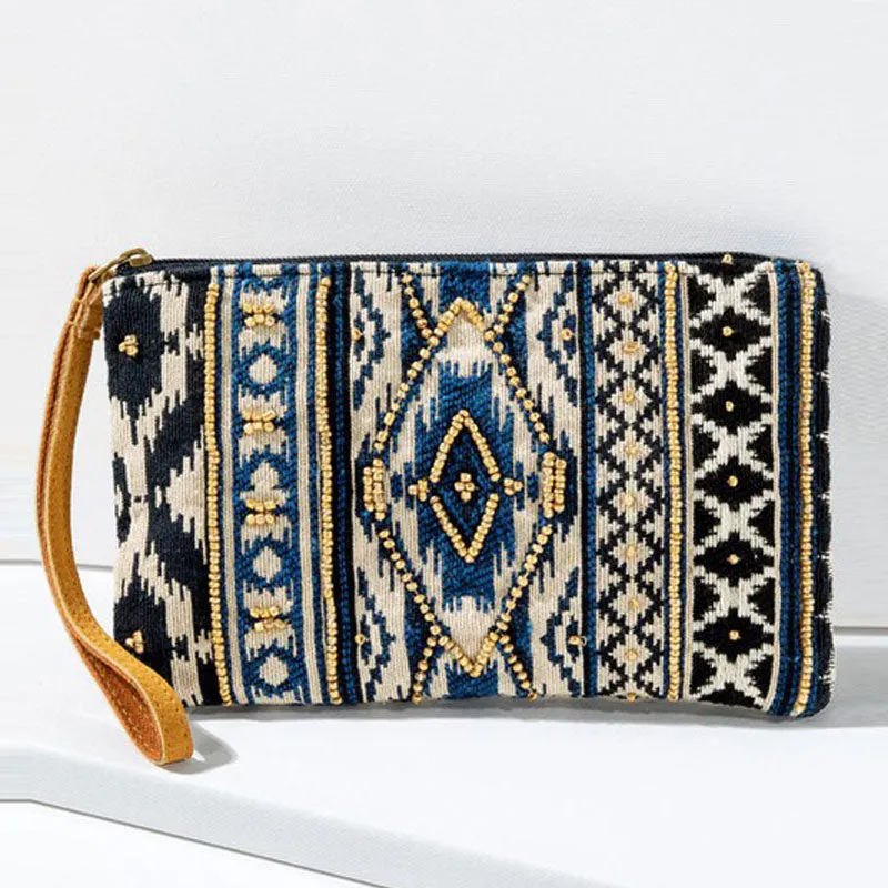 Indira Handmade Beaded Wristlet