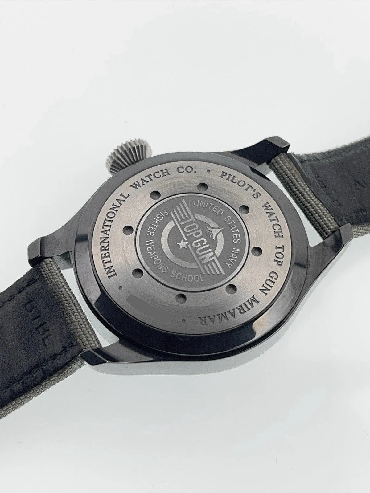 IWC Big Pilot Top Gun Ceramic Grey Dial 48mm Automatic Men’s Watch IW501902