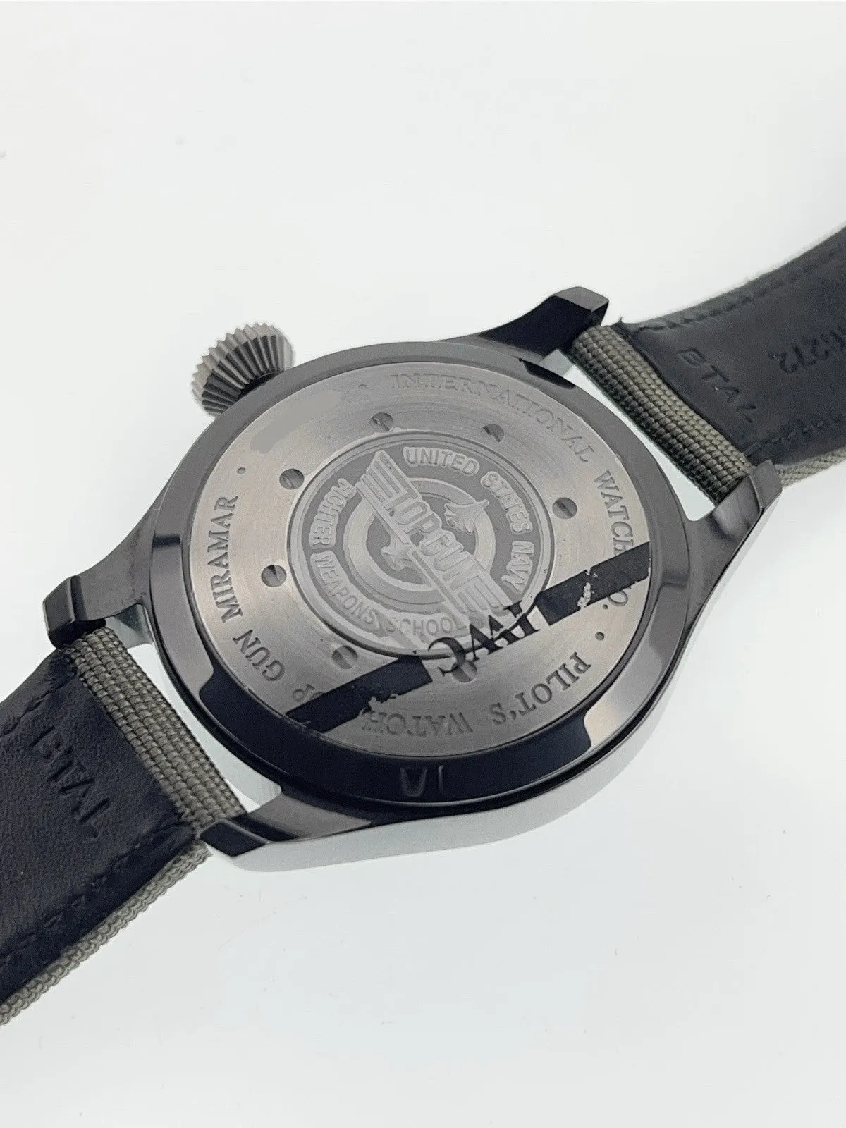IWC Big Pilot Top Gun Ceramic Grey Dial 48mm Automatic Men’s Watch IW501902
