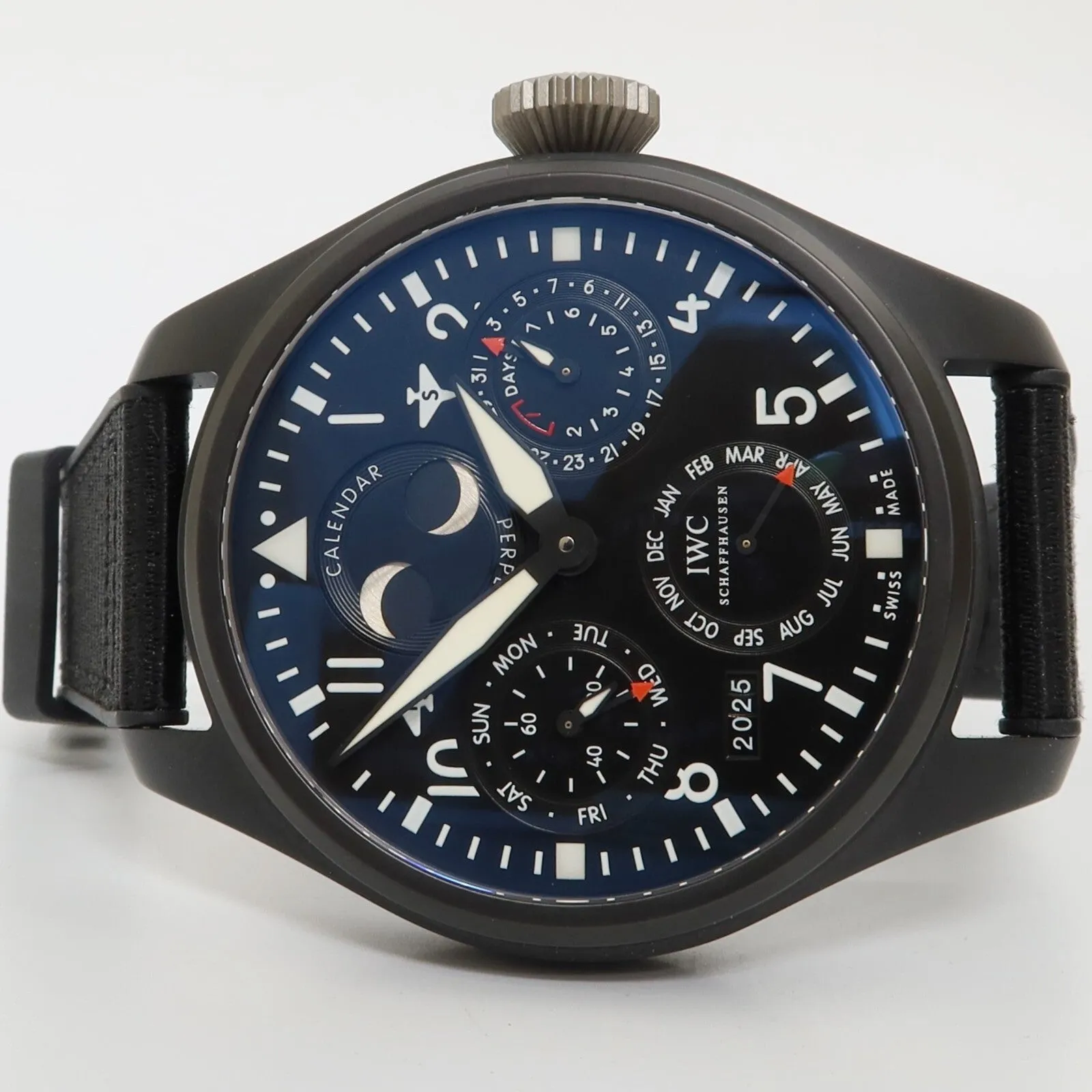 IWC Top Gun Perpetual Calendar Big Pilot Ceramic Case Black Dial 48MM IW502902