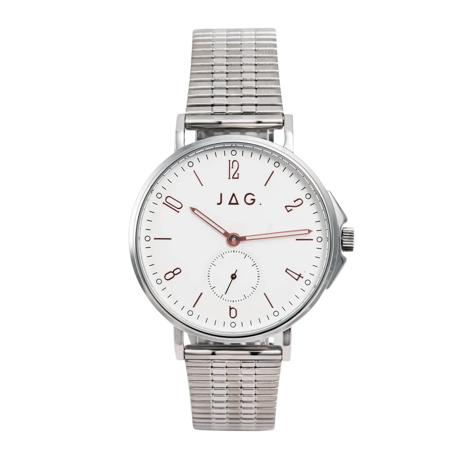 Jag Milton White and Silver Men's Watch J2784A