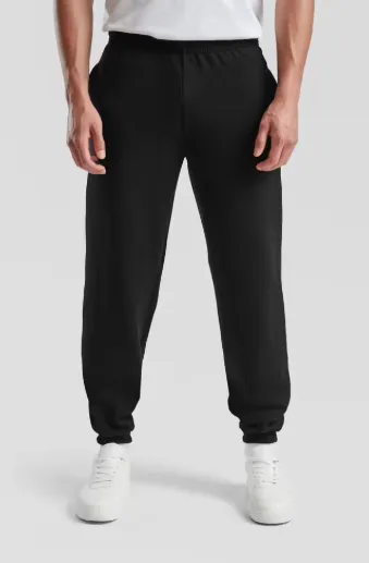 Jog Pant Elastic Cuff with Printed Logo (LEFT)