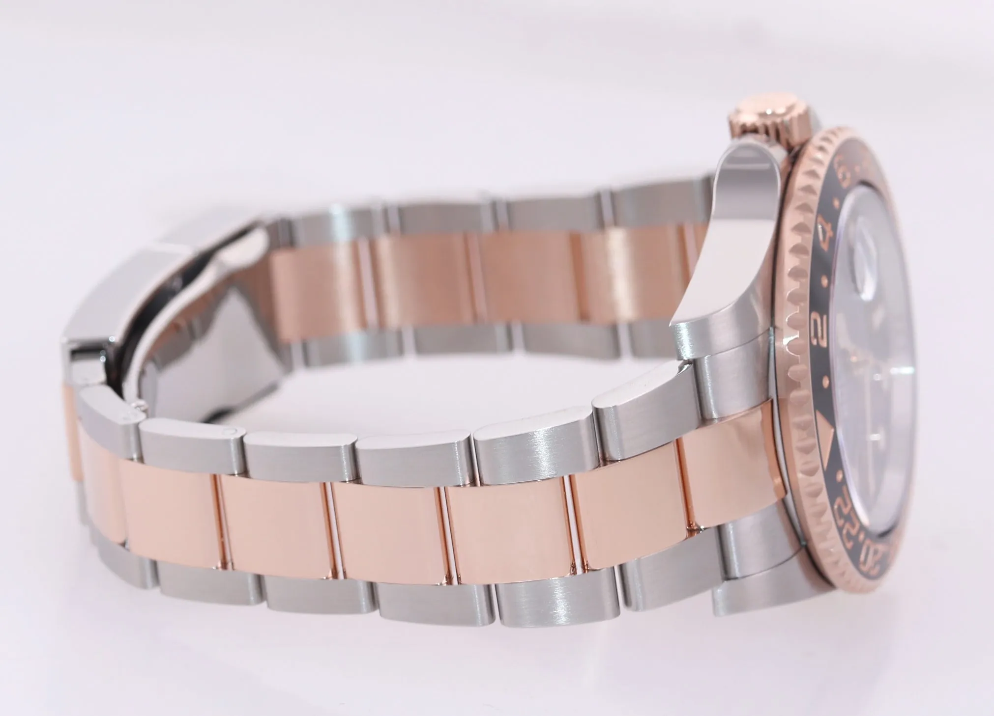 July 2021 PAPERS Rolex GMT Master Root Beer Rose Gold 126711 Watch Box