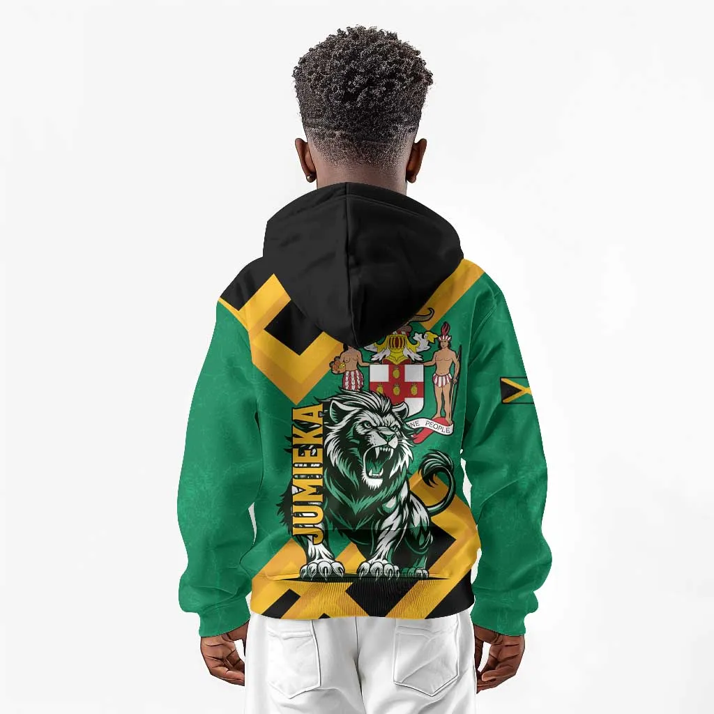 Jumieka Kid Hoodie Lion With Coat Of Arms LT15