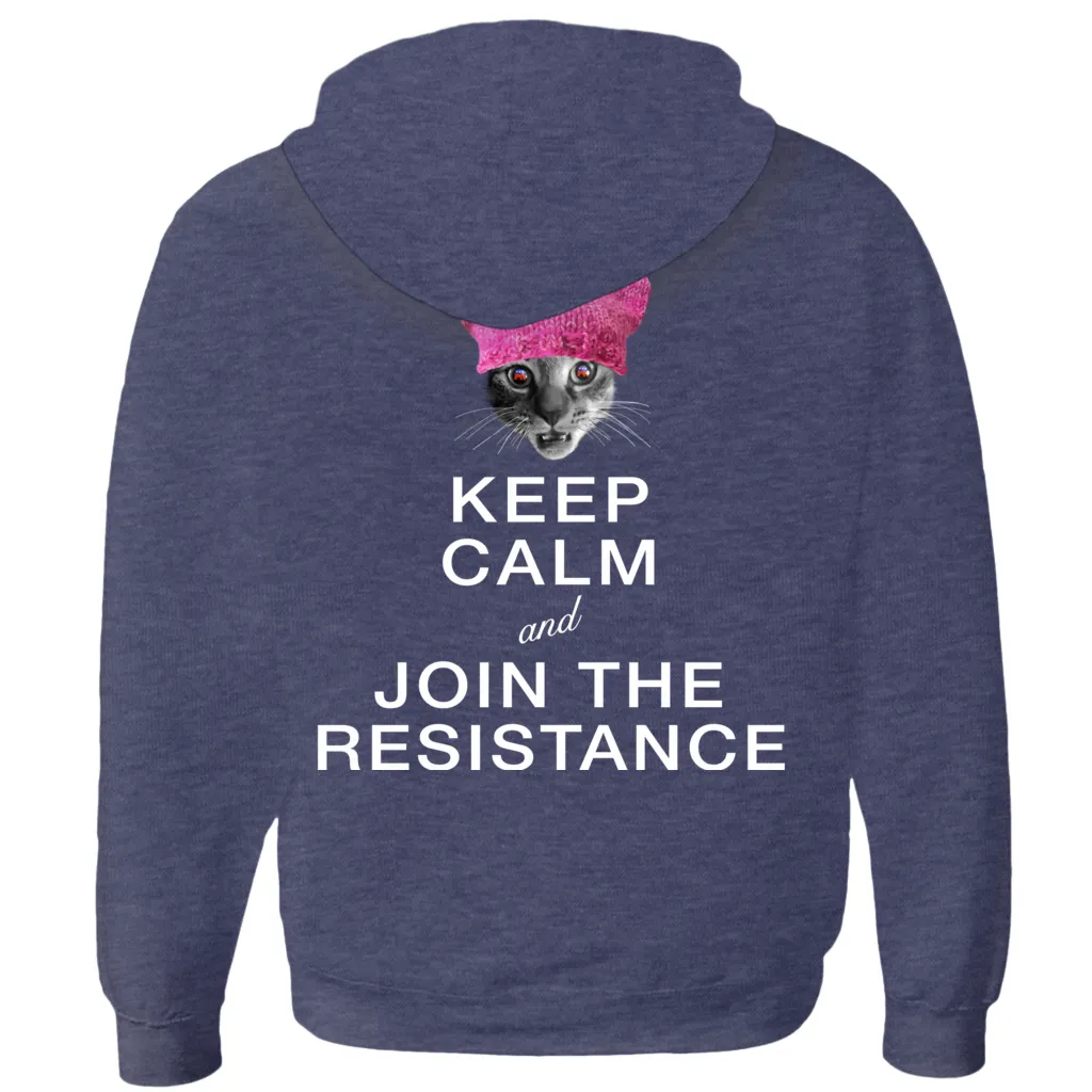 Keep Calm and Join the Resistance (w/ Francis Junior Jr.) Hoodies (Zip-up)