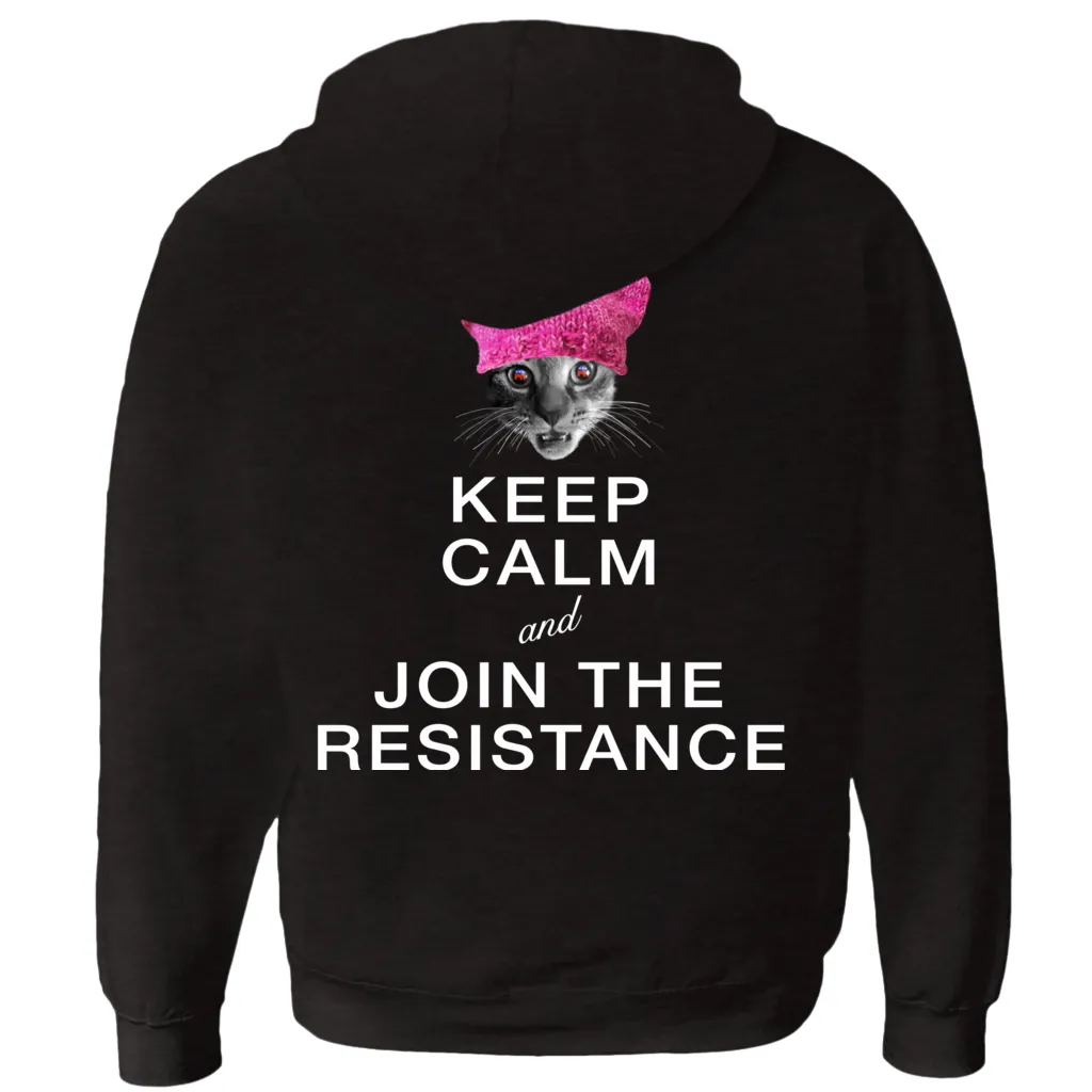 Keep Calm and Join the Resistance (w/ Francis Junior Jr.) Hoodies (Zip-up)