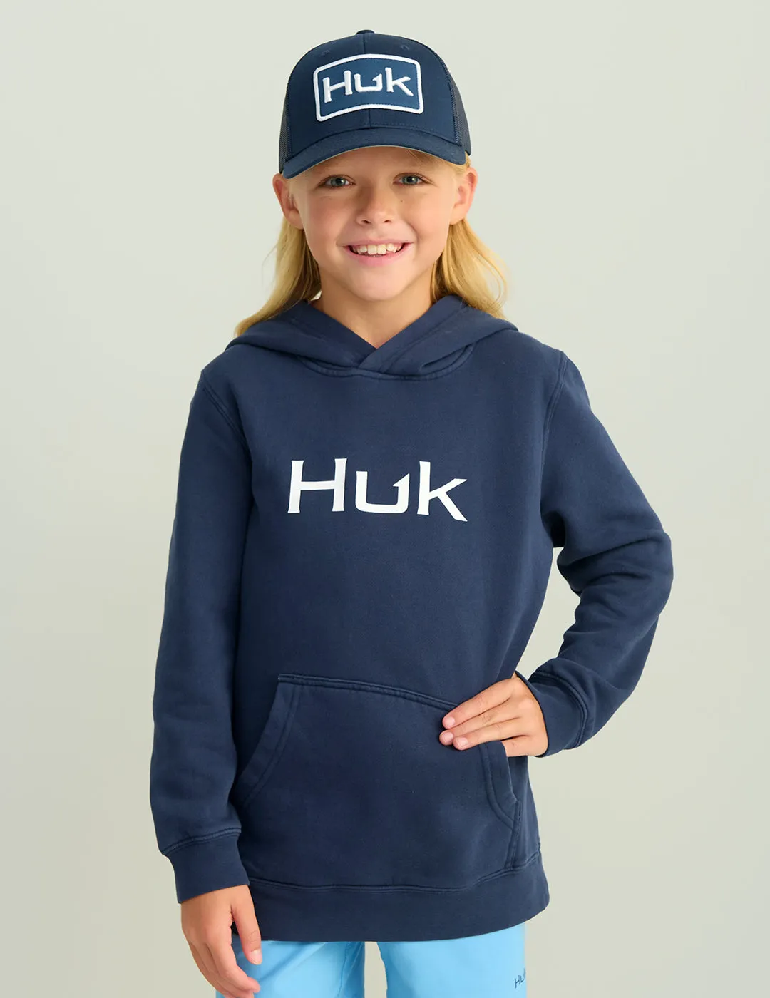 Kids Huk'd Up Logo Hoodie