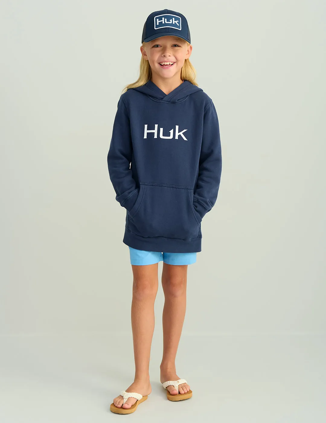 Kids Huk'd Up Logo Hoodie