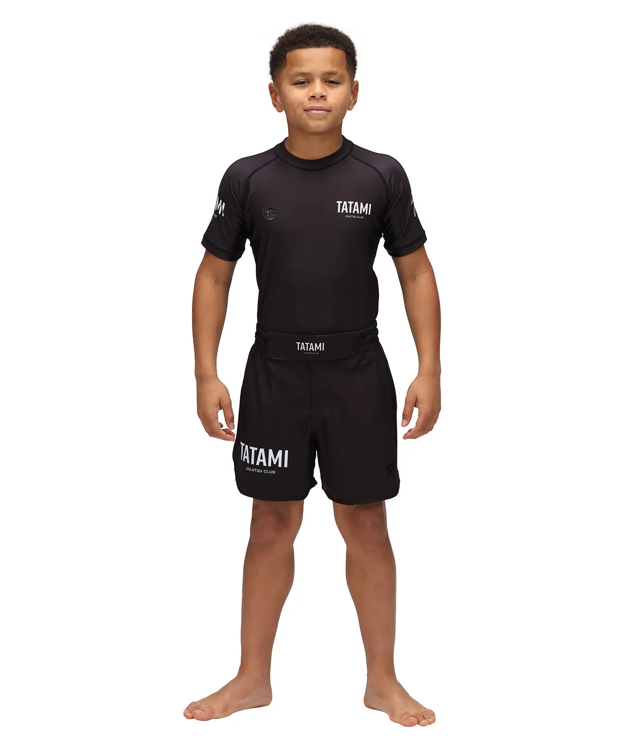 Kids JJ Club Grappling Shorts - Black
