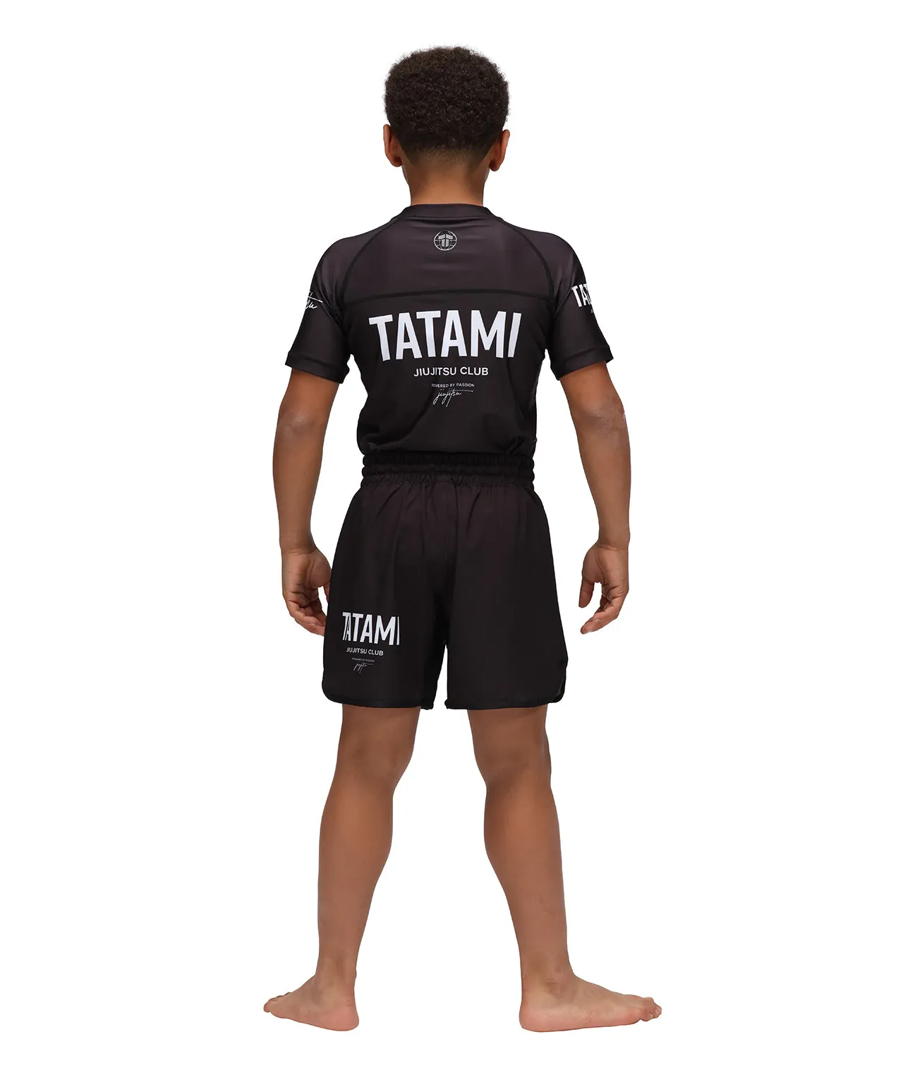 Kids JJ Club Grappling Shorts - Black