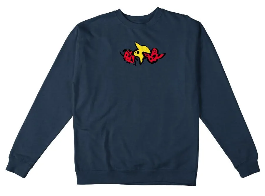 Krooked Lady Bug Crew - Navy Heather