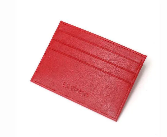 La Enviro Avoca Minamalist Unisex Card Holder Red