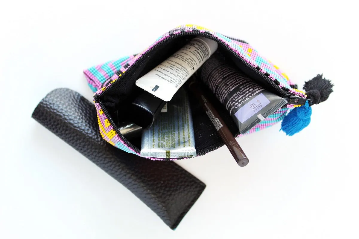 Labyrinth Glass Bead Clutch Stairs
