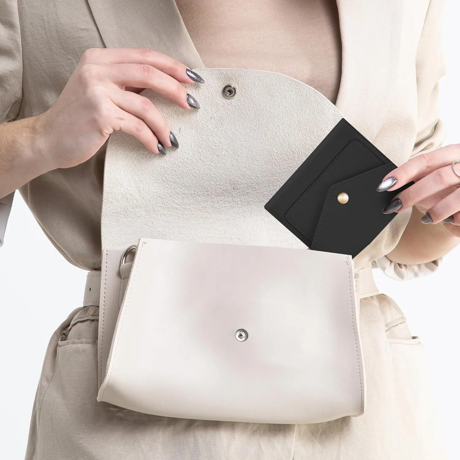Ladies Trifold Credit Card Holder, Keychain Wallet