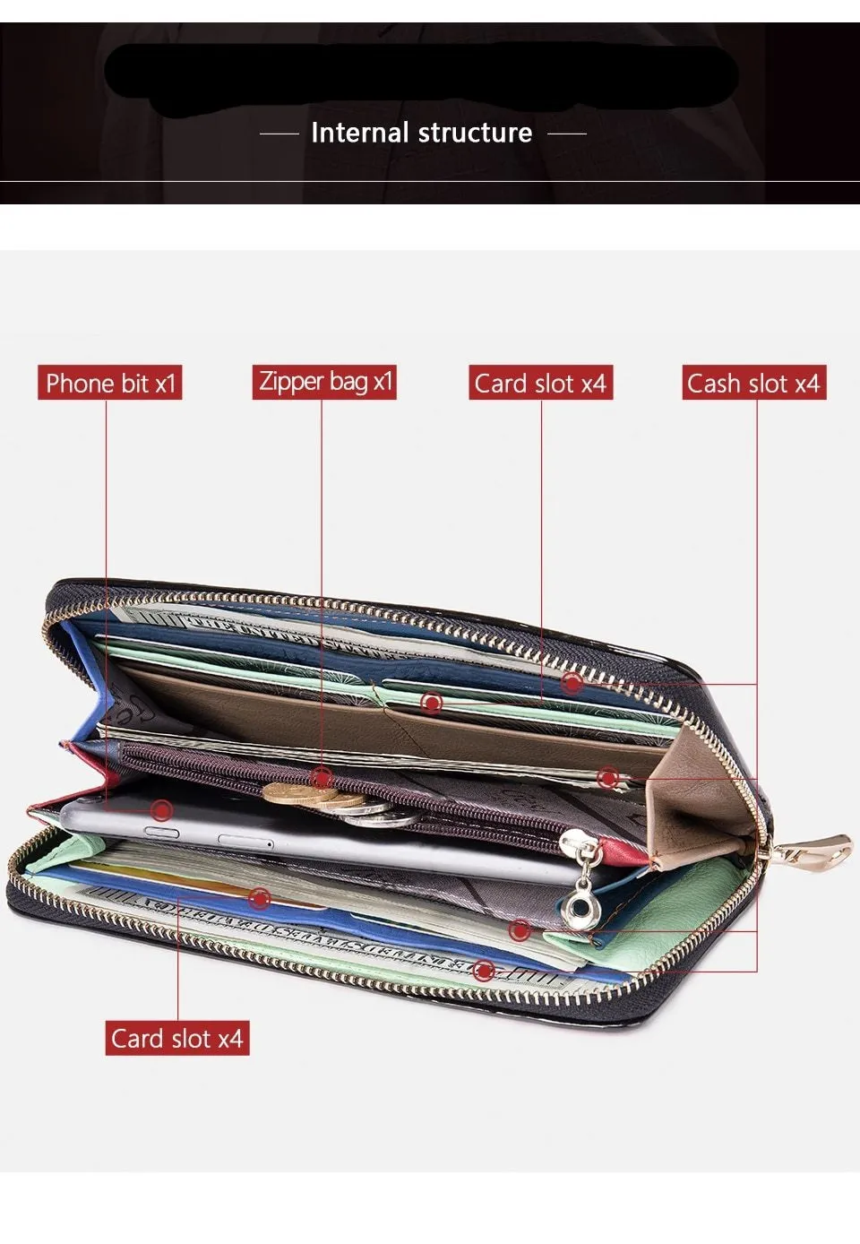 Large Women's Wallet Purse