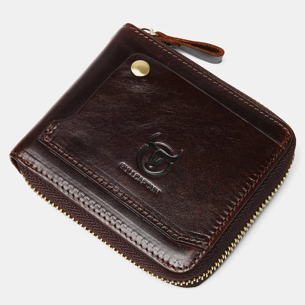 Leather Wallets For Men Coin Purse, ID Wallets, Card Case, Money Clip, Bifold