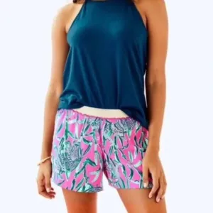 LILLY PULITZER Rylan Shorts Mandevilla Pink EXTRA LUCKY Size Medium