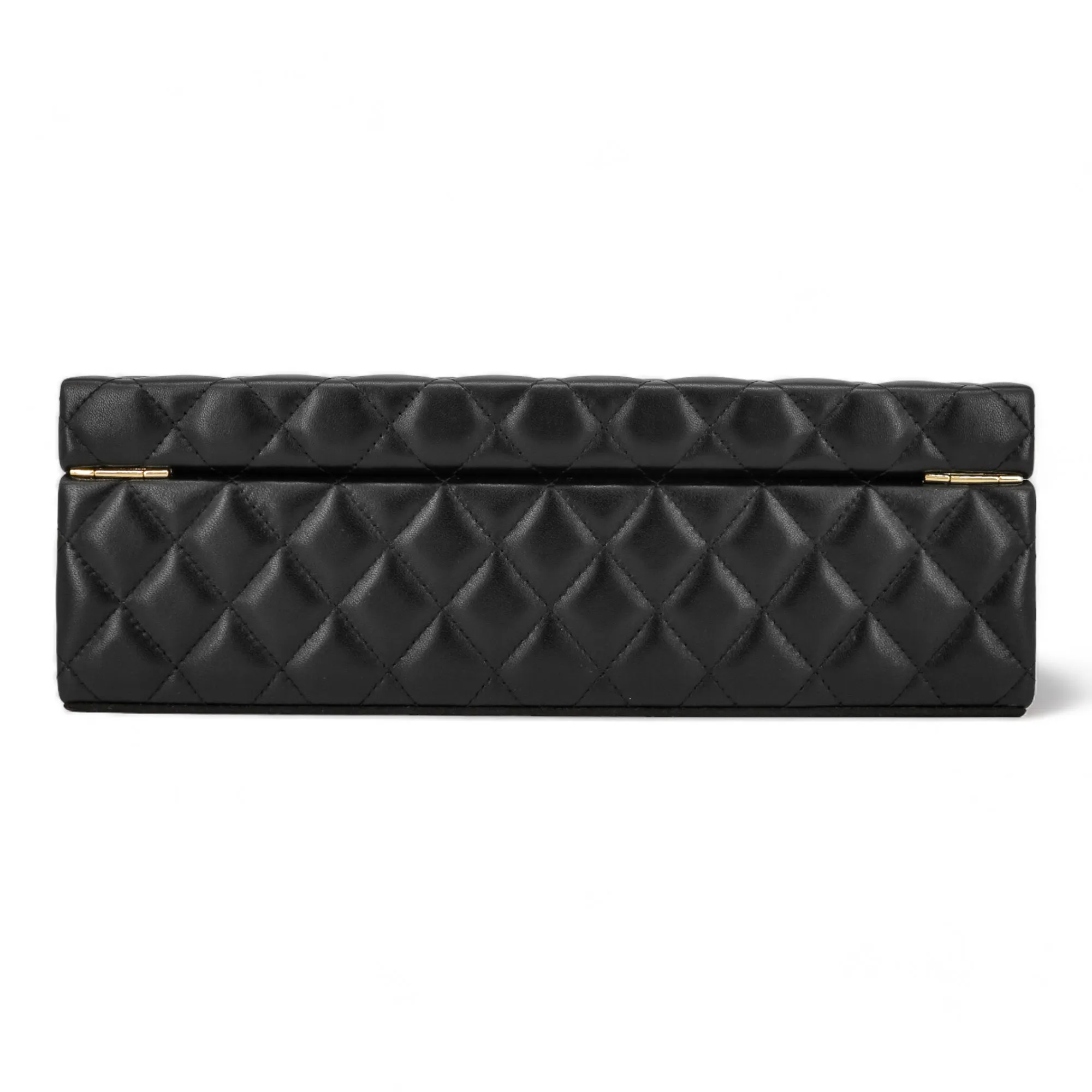 Limited Edition Black Lambskin Jewelry Box Vanity Case