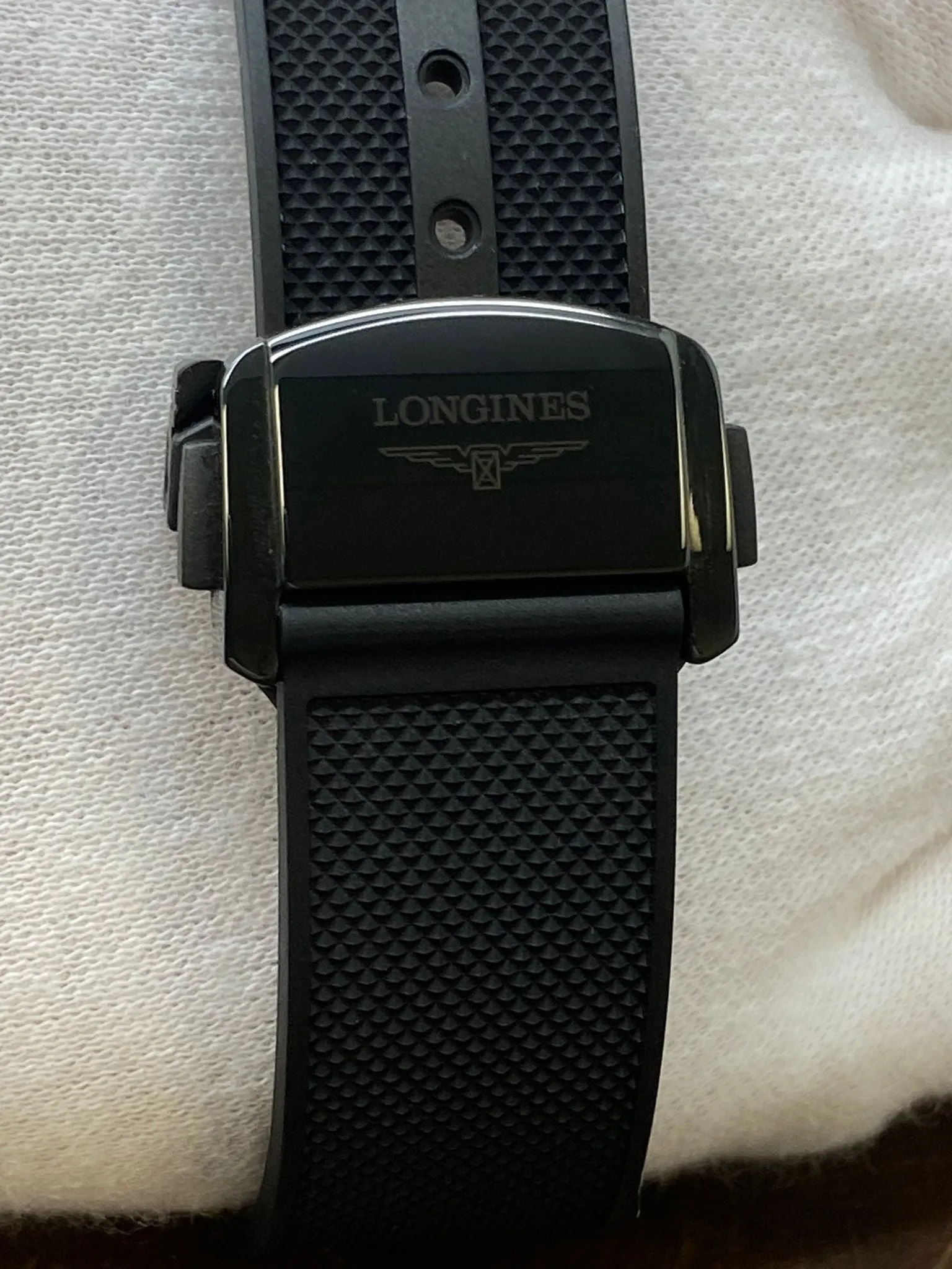 Longines HydroConquest 43mm Ceramic L3.784.4.56.9 Black Dial Automatic Men's Watch