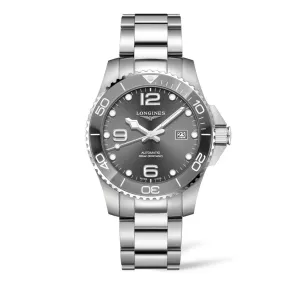Longines HydroConquest Collection 43mm Sunray Grey Dial Gent's Watch