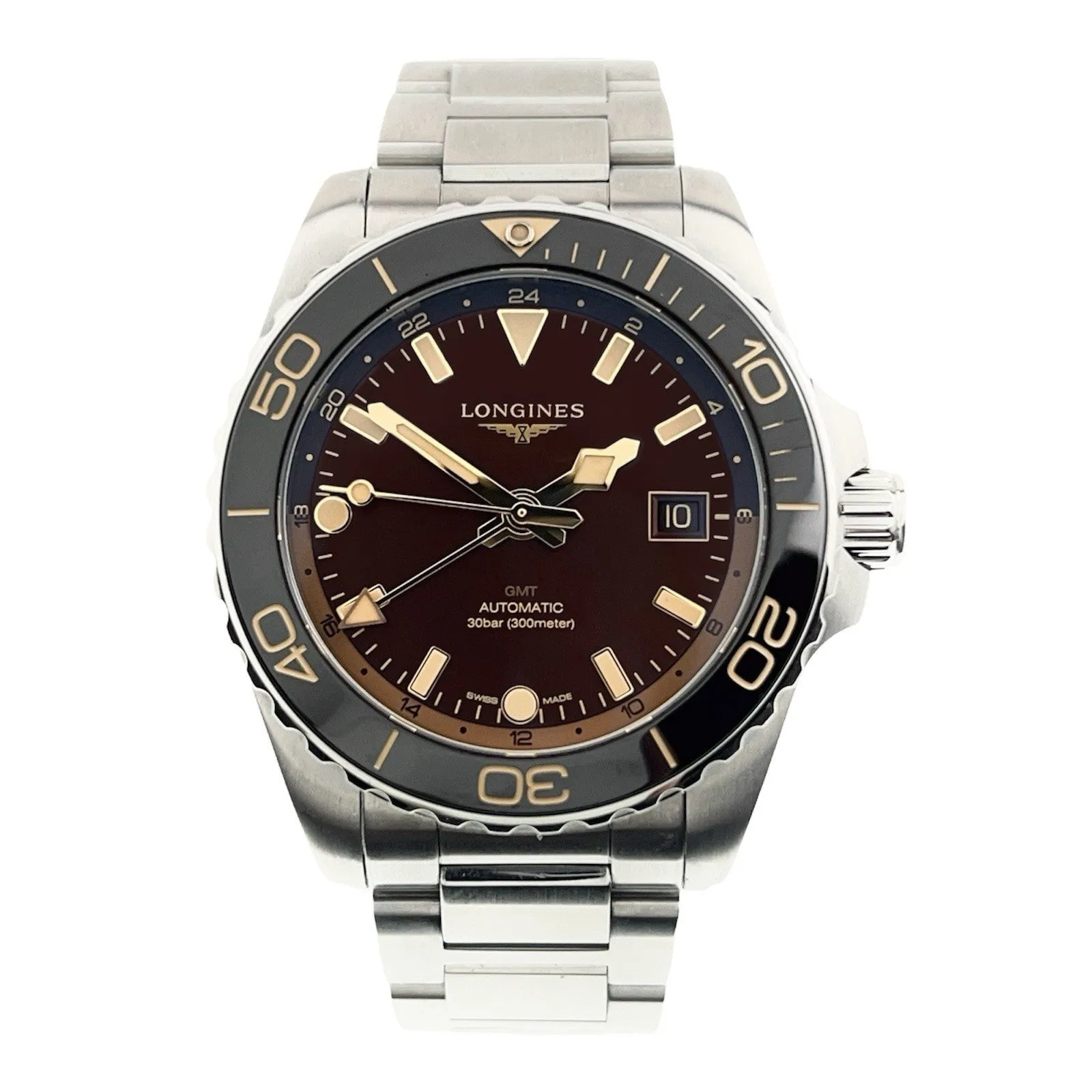 Longines HydroConquest Stainless Steel Brown Dial 41mm Automatic Men’s L3.790.4