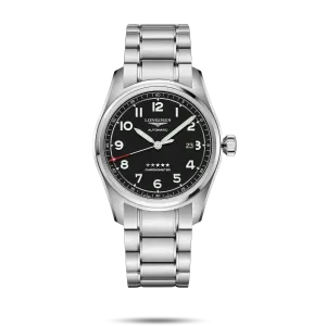 Longines Spirit 42mm Chronometer Black Dial Steel Men's Watch L38114536