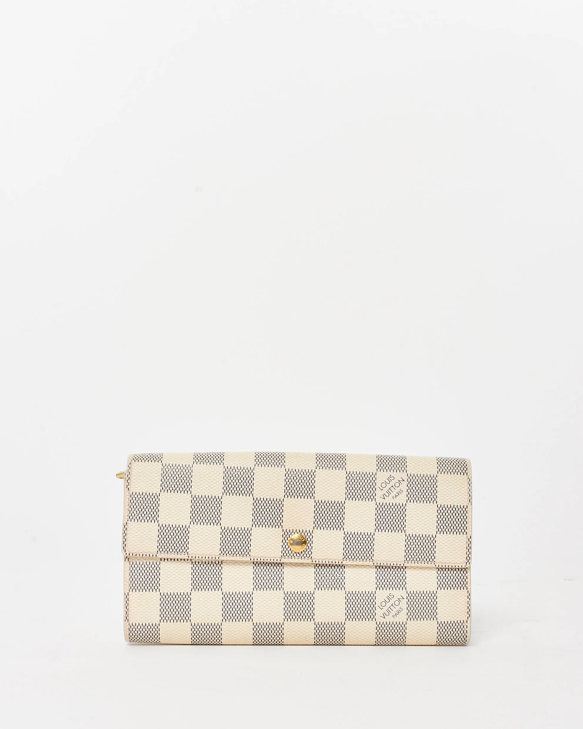 Louis Vuitton Damier Azur Coated Canvas Porte Tresor Wallet