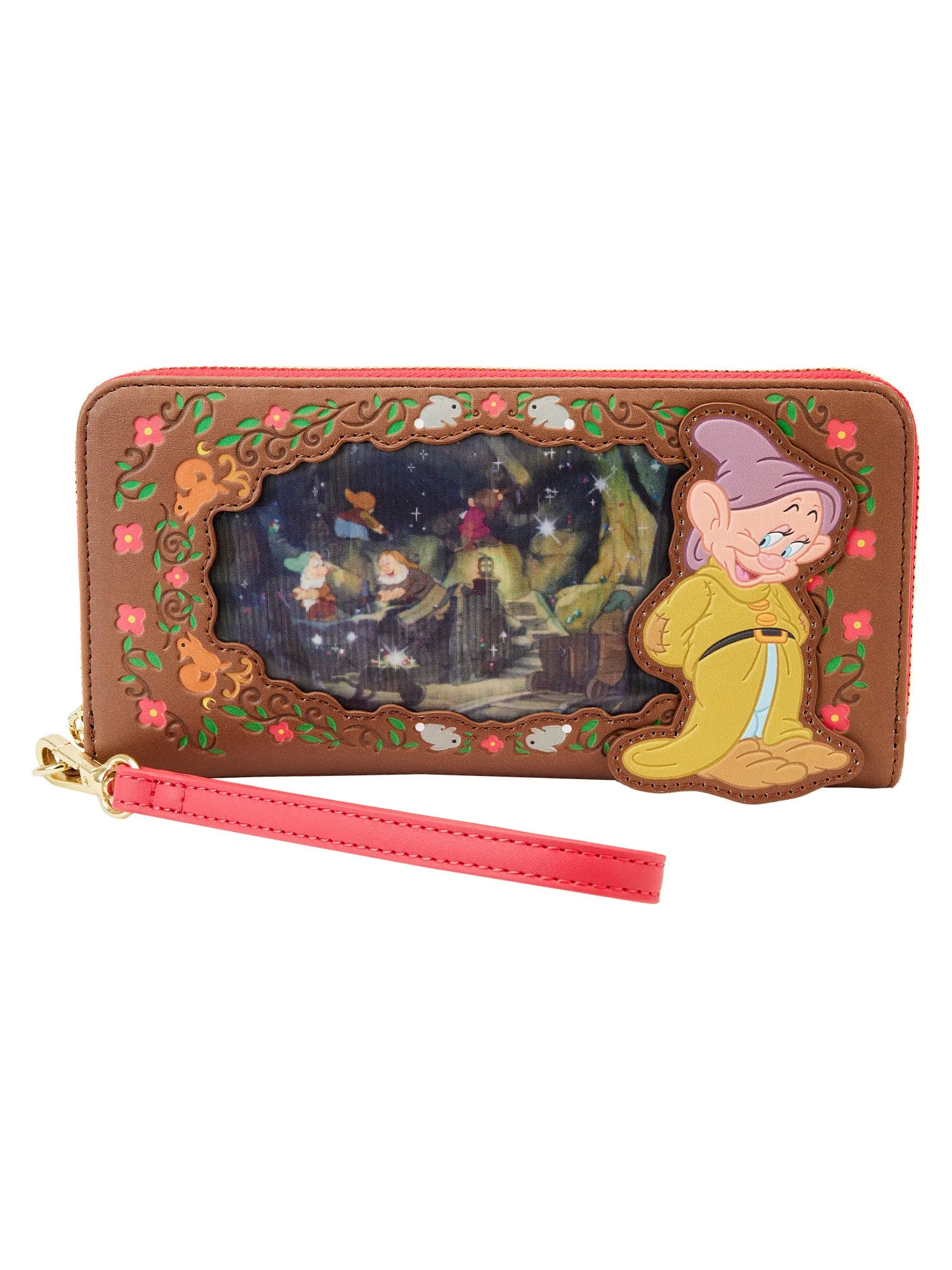 Loungefly x Disney Snow White Princess Lenticular Zip Around Wallet Wristlet