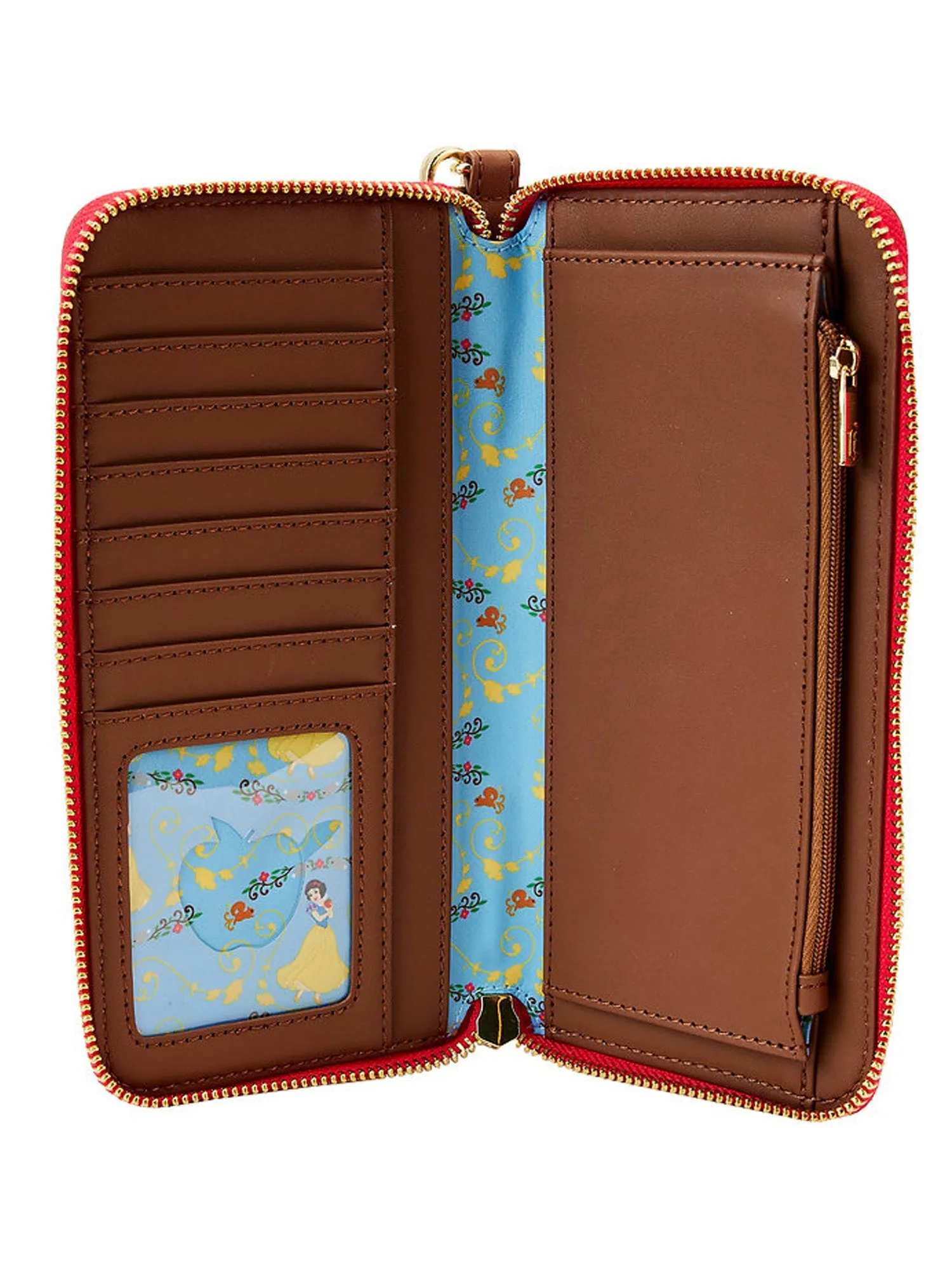 Loungefly x Disney Snow White Princess Lenticular Zip Around Wallet Wristlet