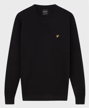 Lyle And Scott Ml424Vog Crewneck Sweatshirt Jet Black