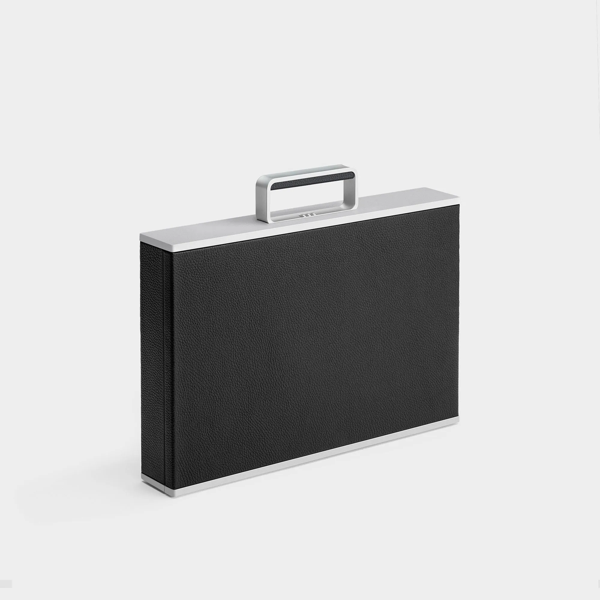 MACKENZIE 12 WATCH BRIEFCASE - BLACK / GREY