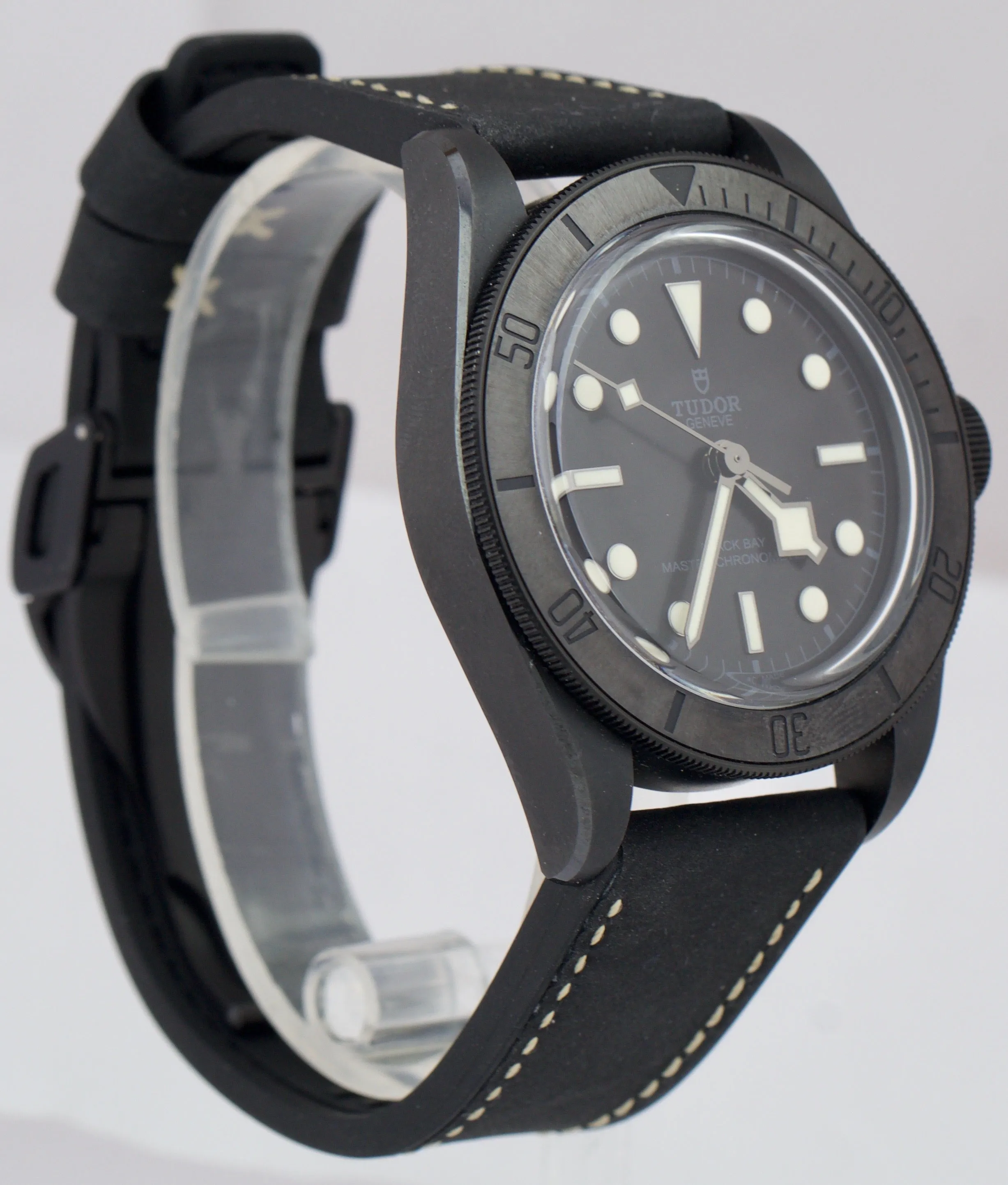 MARCH 2022 Tudor Black Bay Heritage 41mm Ceramic Black Stainless Watch 79210 CNU