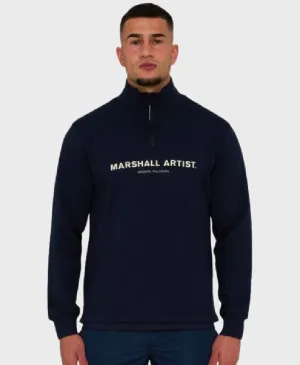 Marshall Artist Coastal Erosion 1/4 Zip Navy