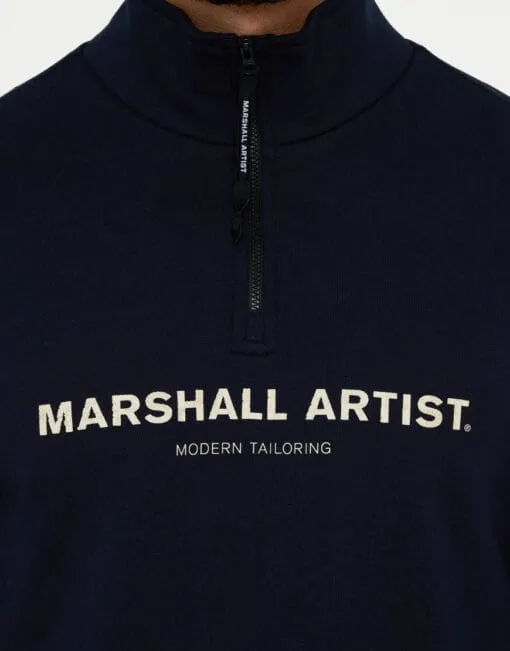 Marshall Artist Coastal Erosion 1/4 Zip Navy