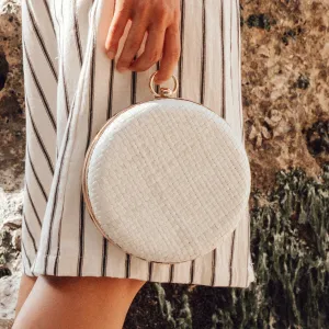 Matta Maggie Handwoven Straw Clutch