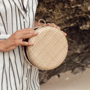 Matta Nata Handwoven Straw Clutch