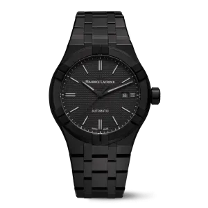 Maurice Lacroix AIKON Automatic Ceramic 42mm Black Men's Watch AI6008-CRM22-330-2